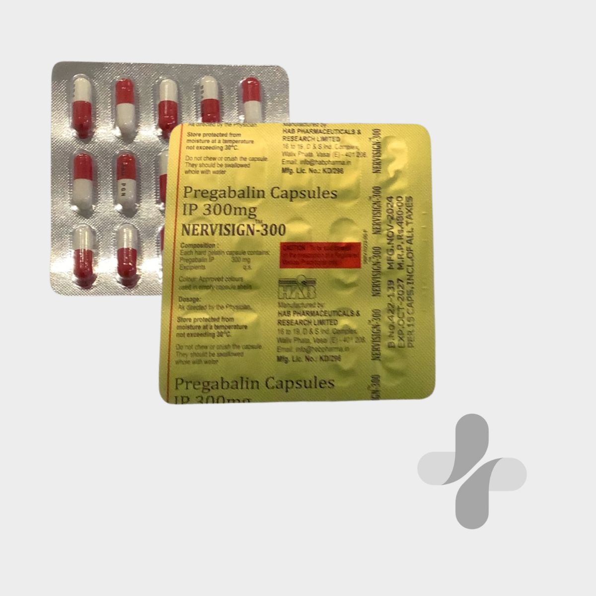 Nervisign Pregabalin 300 mg 2 Nervisign Pregabalin 300 mg - Image 2